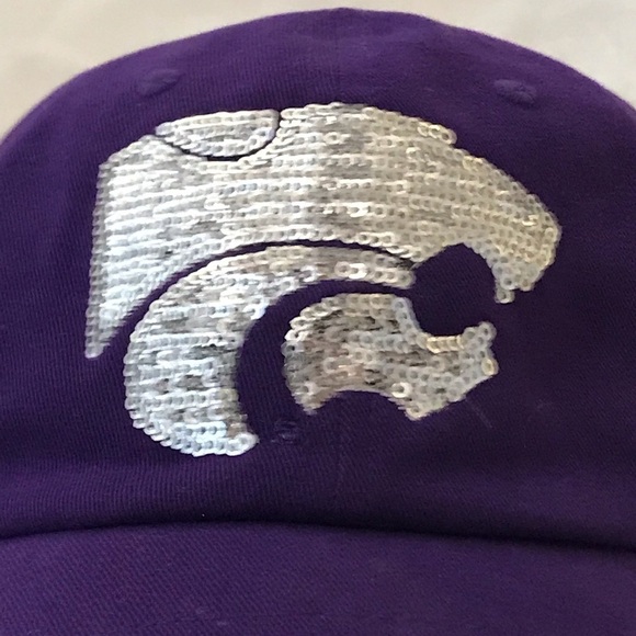 '47 Brand for NCAA Kansas State Woman's Wildcat Adjustable Purple Ball Cap - Picture 12 of 14